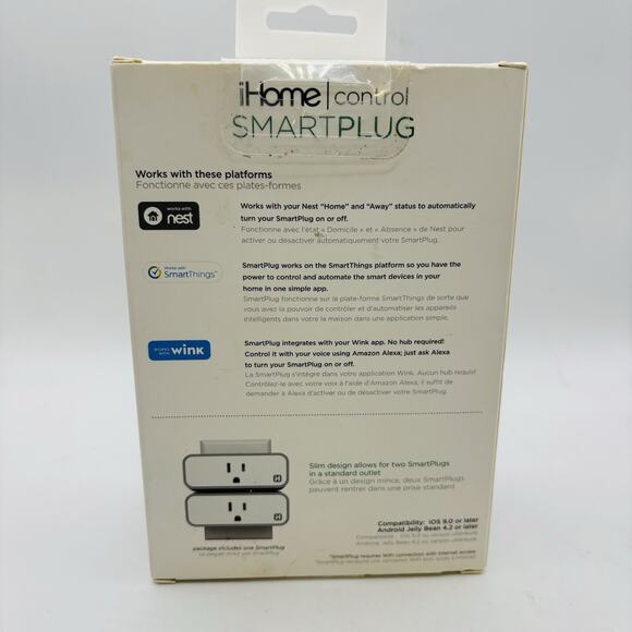 iHome Control ISP6 Wifi Smartplug Home HomeKit NEW. Sealed In Box. - Picture 3 of 7